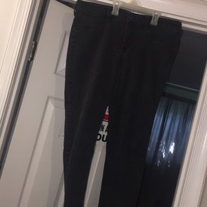 black hollister skinny jeans